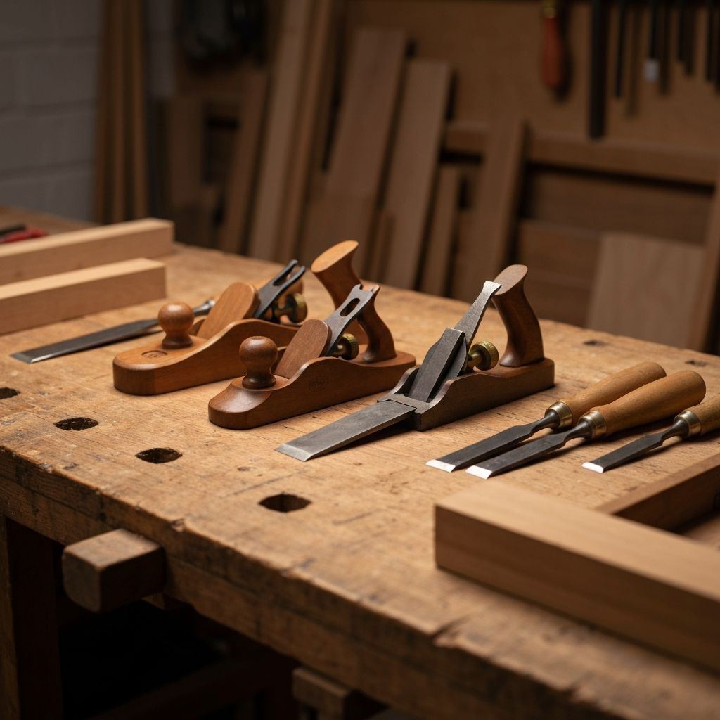 Traditional carpentry tools